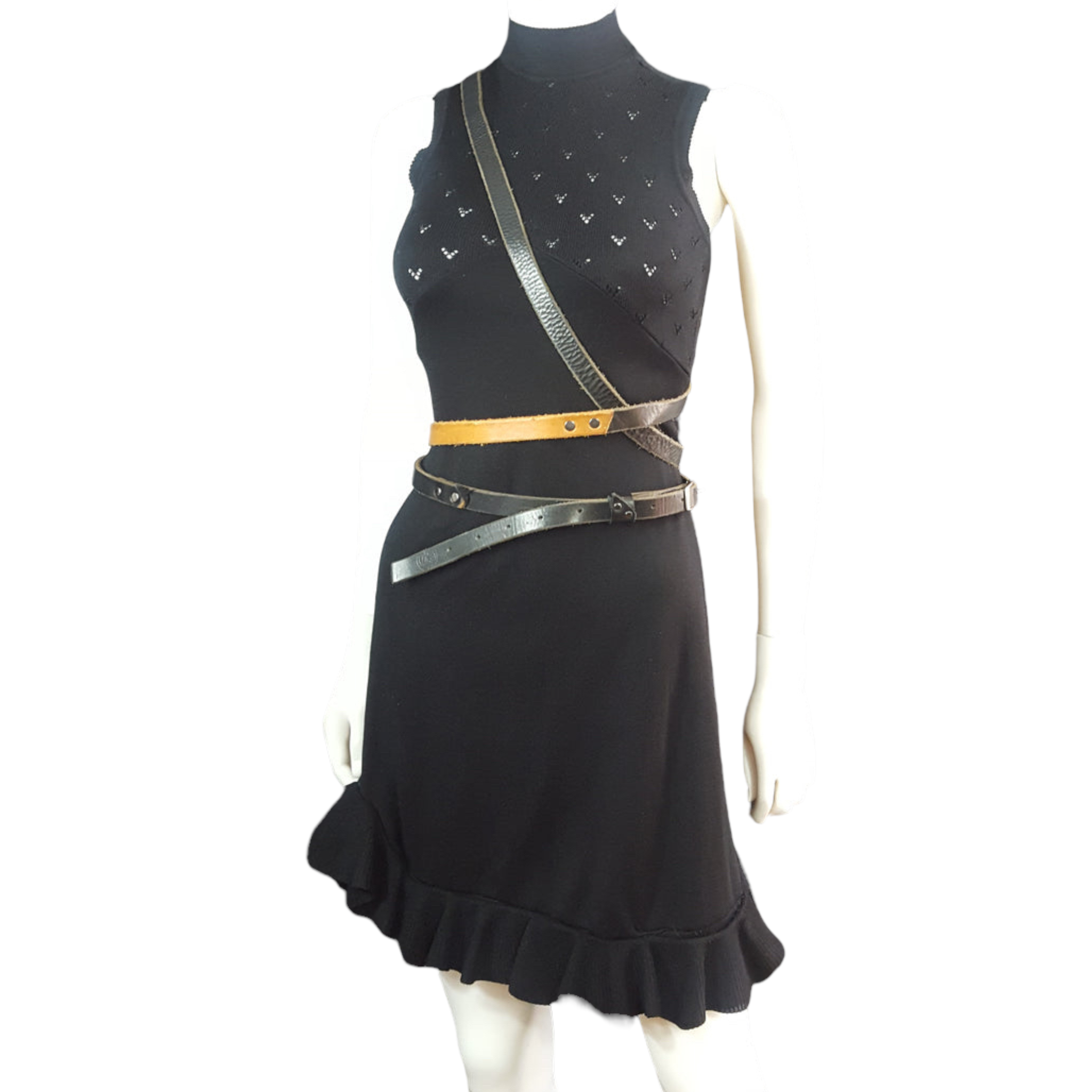 Leather Harness Belt