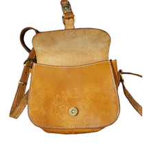 Load image into Gallery viewer, Courreges Paris Leather Crossbody Saddle Bag