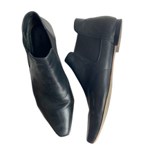 Load image into Gallery viewer, Vince Chelsea Black Leather Booties Size
