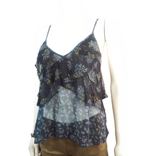 Load image into Gallery viewer, Free People Spaghetti Strap Flutter Blouse Size L
