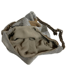 Load image into Gallery viewer, Salvaged NoWa by Narai, Silk Georgette Beaded Droopy Shoulder Chain Strap Bag