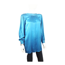 Load image into Gallery viewer, Pierre Cardin Bishop Sleeve Silk Blouse sz. M
