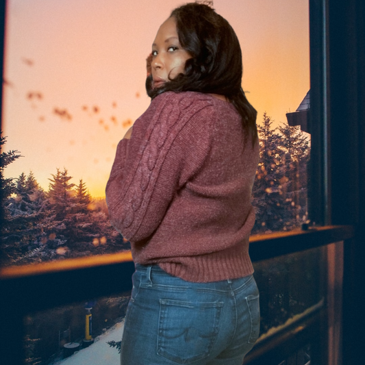 Adolfo Wool Blend Sweater Size L