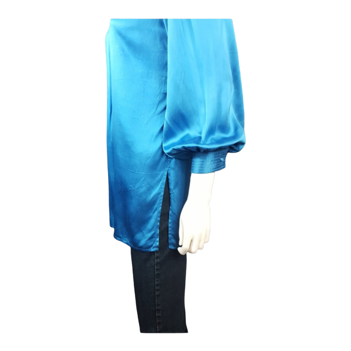 Pierre Cardin Bishop Sleeve Silk Blouse sz. M