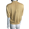 Vintage Reimagined Gold Lurex Knit Sweater