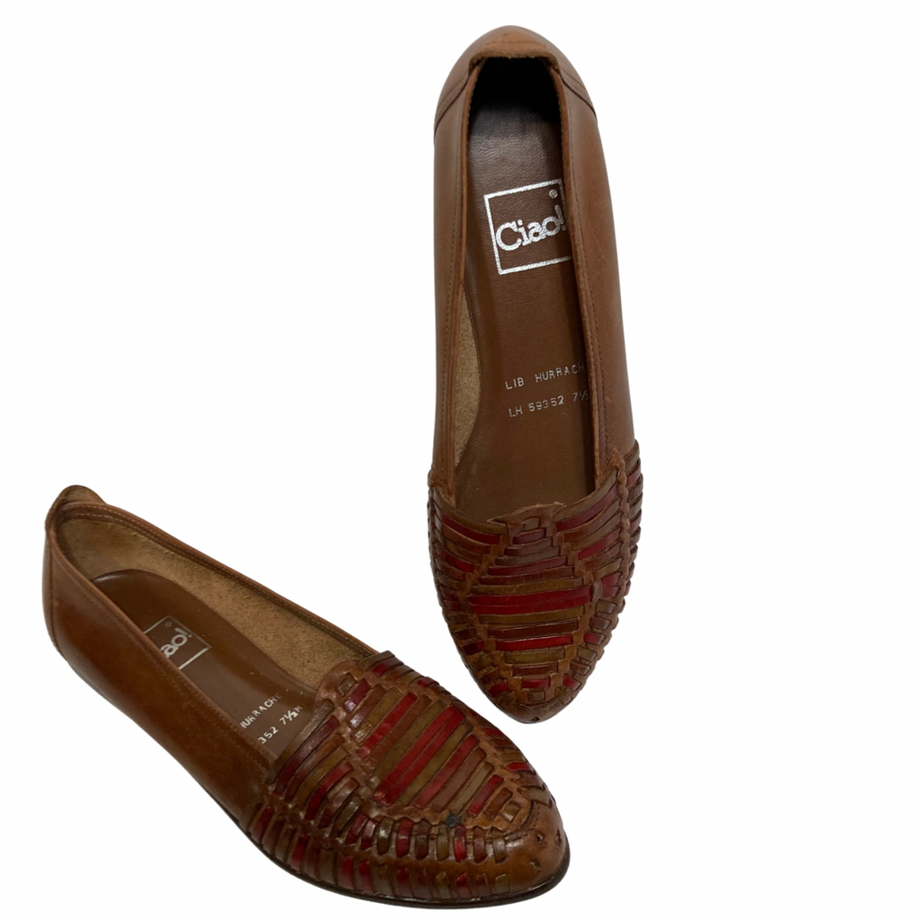 CIAO! Leather Hurrache Loafers sz. 7.5