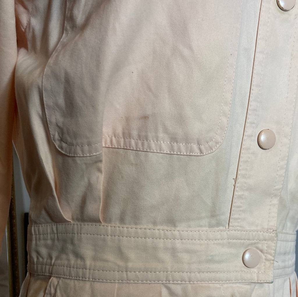 Vintage 80s Escada by SRB Pale Pink Jumpsuit
