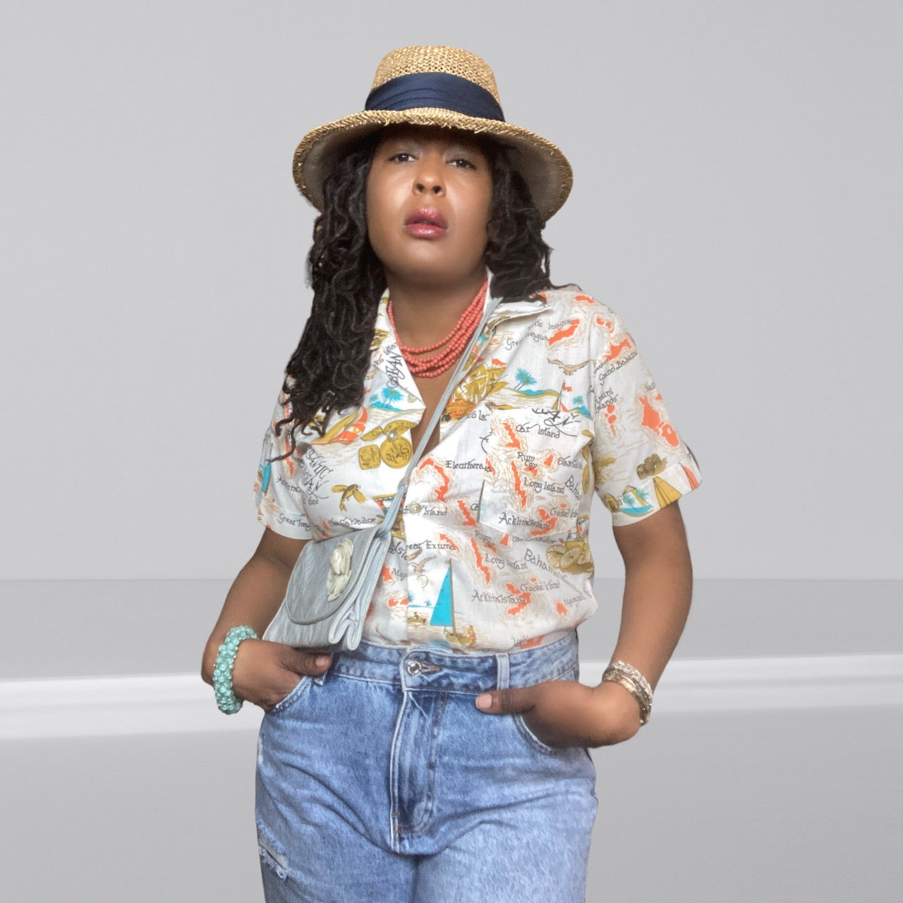 Vintage Panama Straw Hat