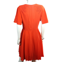 Load image into Gallery viewer, Karen Millen Pleated Laser Cut Dress  Size 8
