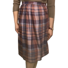 Load image into Gallery viewer, Jordache Wool Plaid Midi Skirt sz. M
