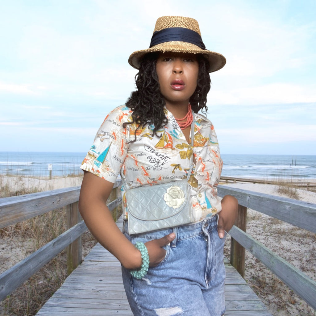 Vintage Panama Straw Hat