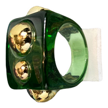 Load image into Gallery viewer, Image Gang Emerald Cynthia Ring