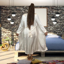 Load image into Gallery viewer, Chambers Silk Robe Size L
