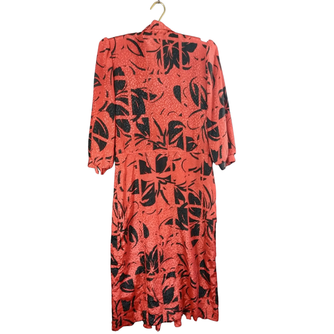 Jonathan Martin Jacquard Midi Dress Size L