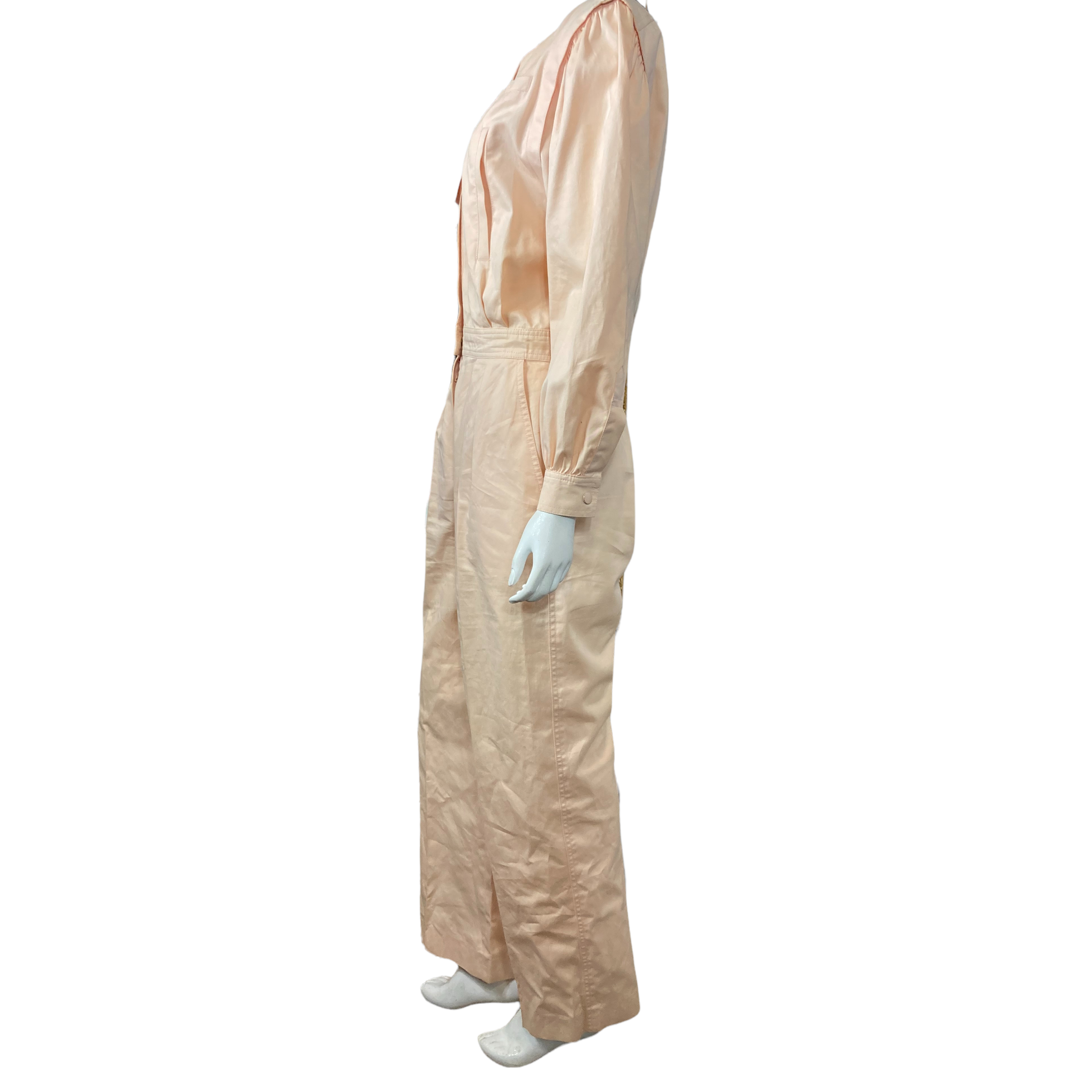 Vintage 80s Escada by SRB Pale Pink Jumpsuit