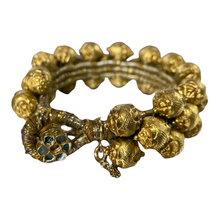 Load image into Gallery viewer, Vintage Indian Etruscan Bead Bracelet
