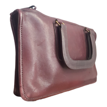 Load image into Gallery viewer, Vintage 1974 Coach Bonnie Cashin The Slim Satchel Leather Bag Eggplant
