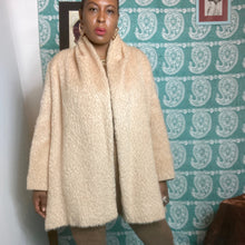 Load image into Gallery viewer, Vintage Wool &amp; Mohair Swing Coat Size 8
