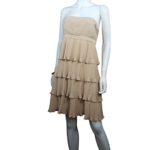 Load image into Gallery viewer, Anna Sui Strapless  Layered Crinkle Pleats Cocktail Dress size 8
