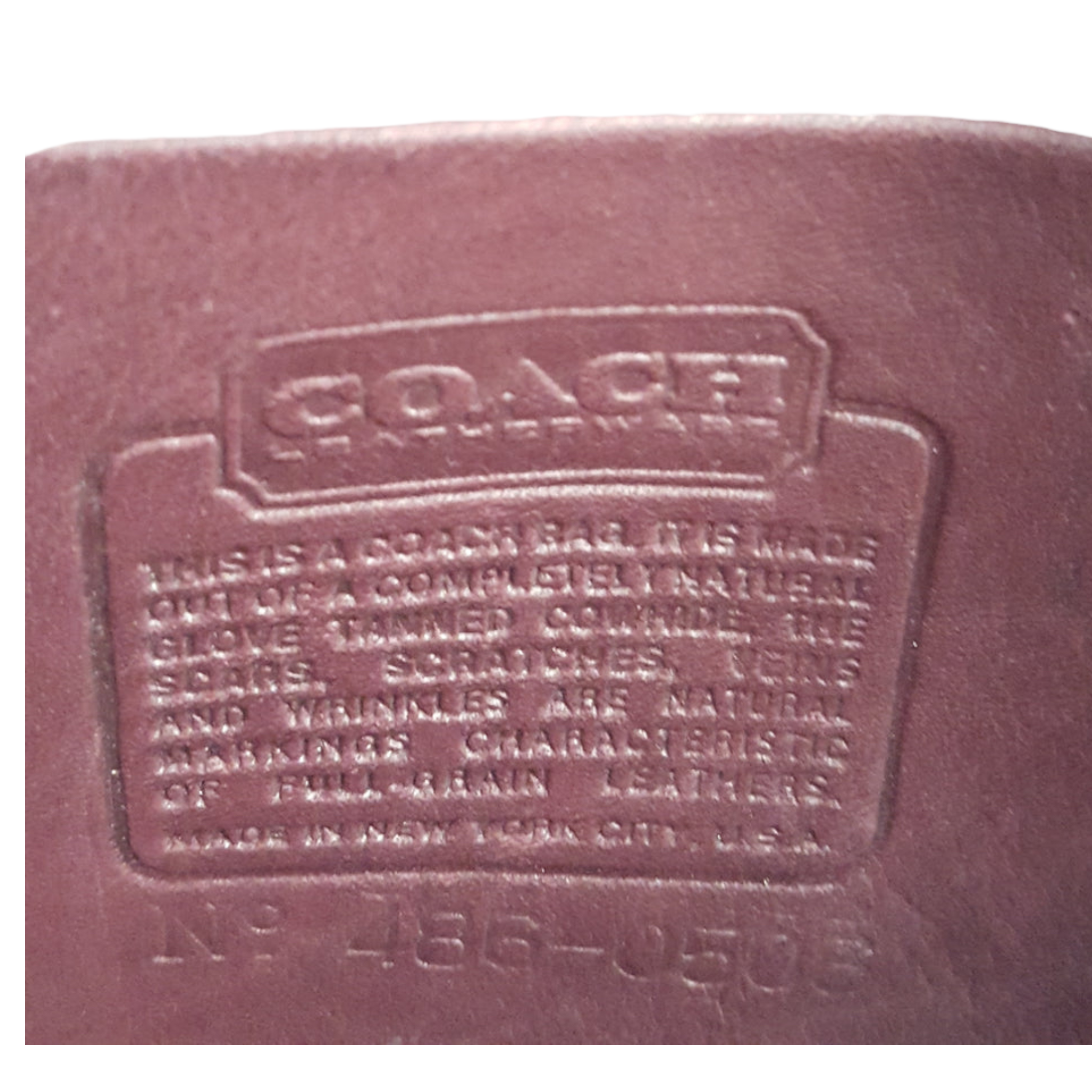 Vintage 1974 Coach Bonnie Cashin The Slim Satchel Leather Bag Eggplant