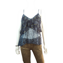 Load image into Gallery viewer, Free People Spaghetti Strap Flutter Blouse Size L
