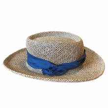 Load image into Gallery viewer, Vintage Panama Straw Hat
