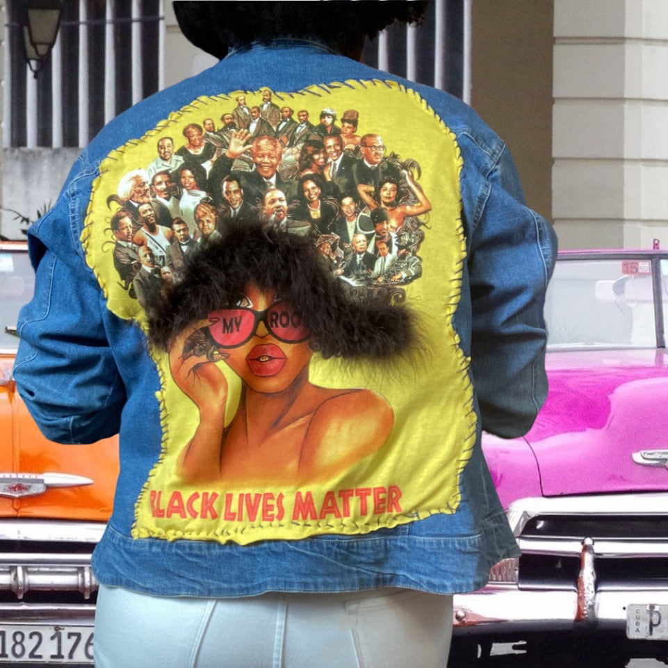 Bill Blass Denim Jacket 90s Vintage Jeans  Size XL