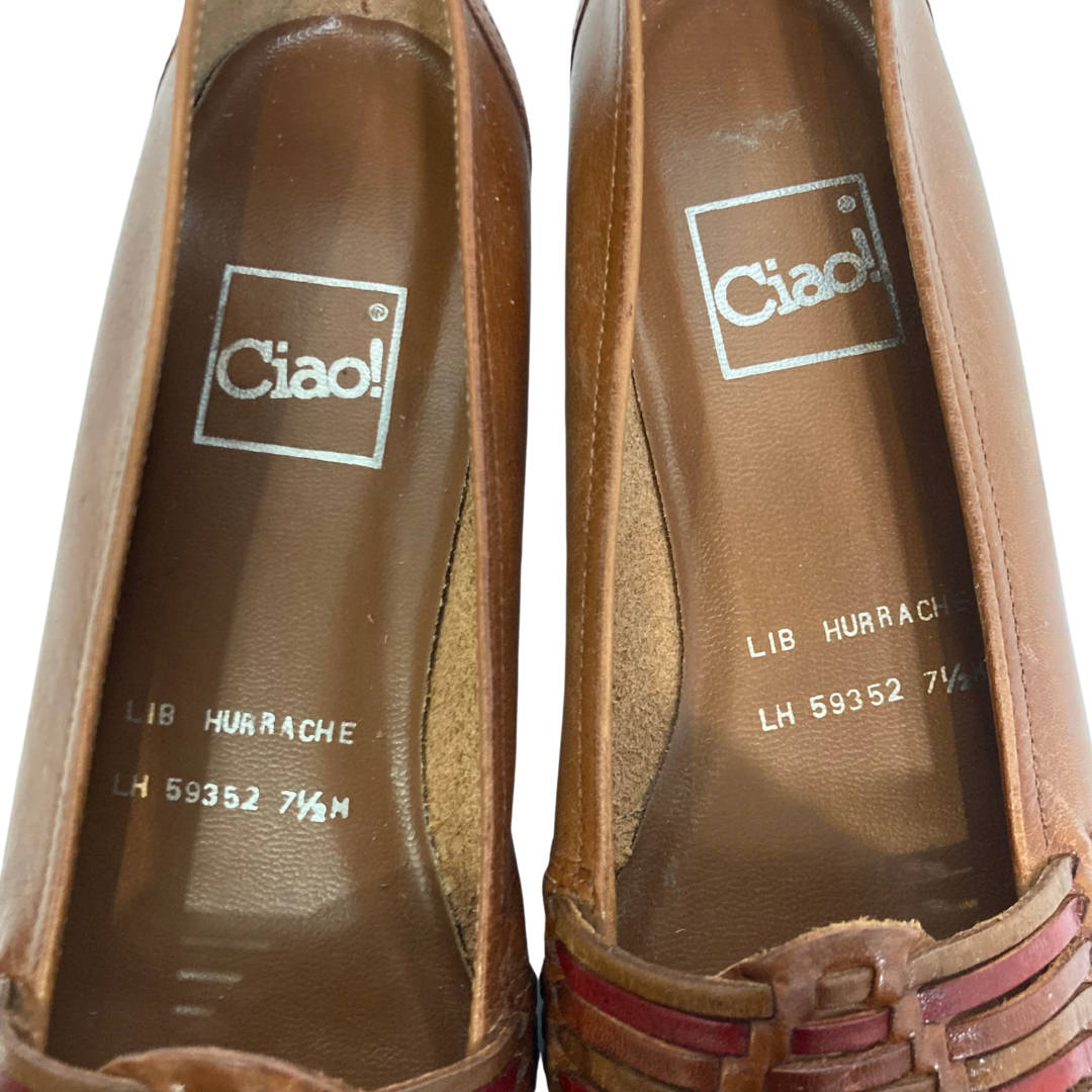 CIAO! Leather Hurrache Loafers sz. 7.5