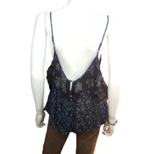 Load image into Gallery viewer, Free People Spaghetti Strap Flutter Blouse Size L