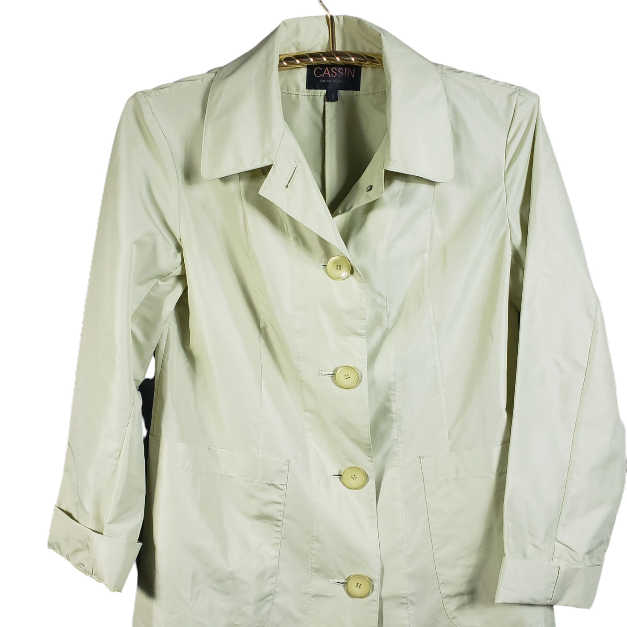 CASSIN New York  Lightweight Trenchcoat Size S