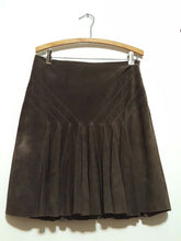 Load image into Gallery viewer, DVF Suede Pleated Mini sz. 8, Skirts, DVF Diane von Furstenberg, [shop_name