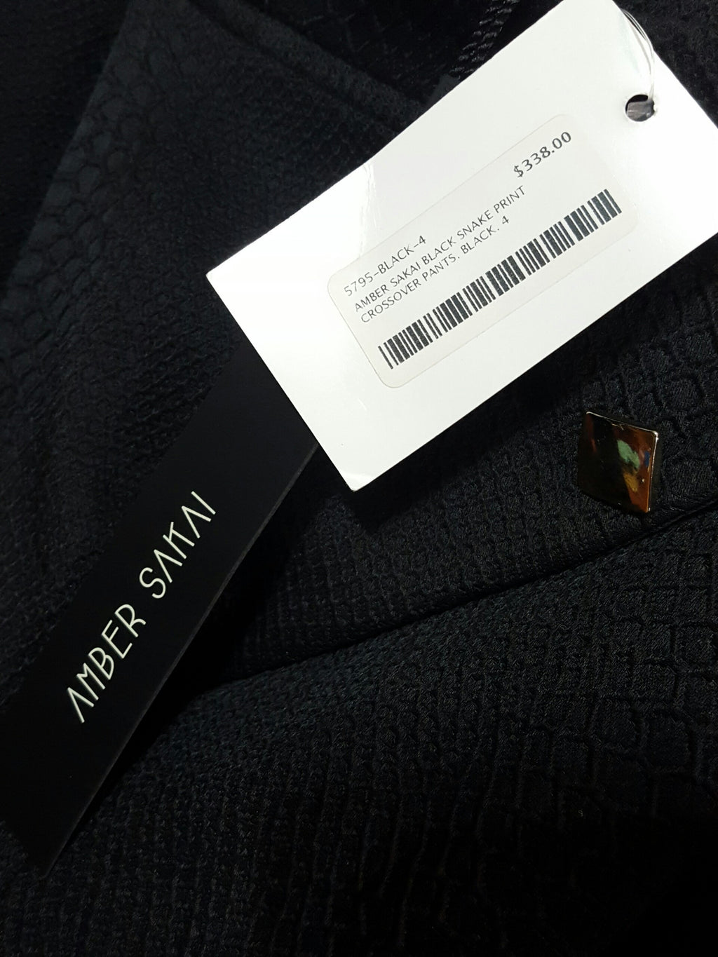 Amber Sakai Snake Embossed Dress Pants sz. 4, Pants, Amber Sakai, [shop_name